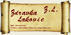 Zdravka Laković vizit kartica